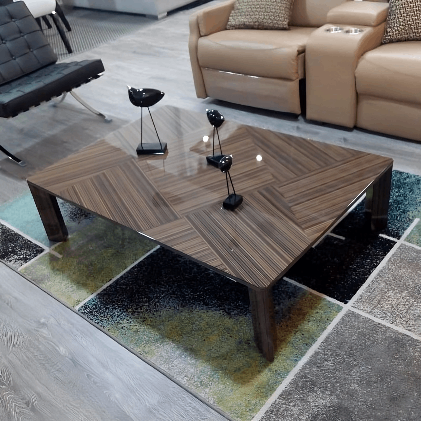 MESA DE CENTRO DIAMOND en Roble Europeo